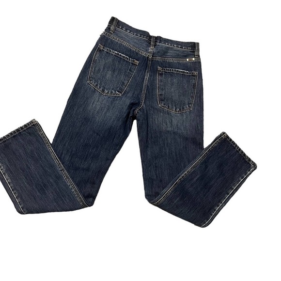 KanCan High Rise Striaght Leg Distressed Knee Jeans 25x31 - Picture 3 of 5